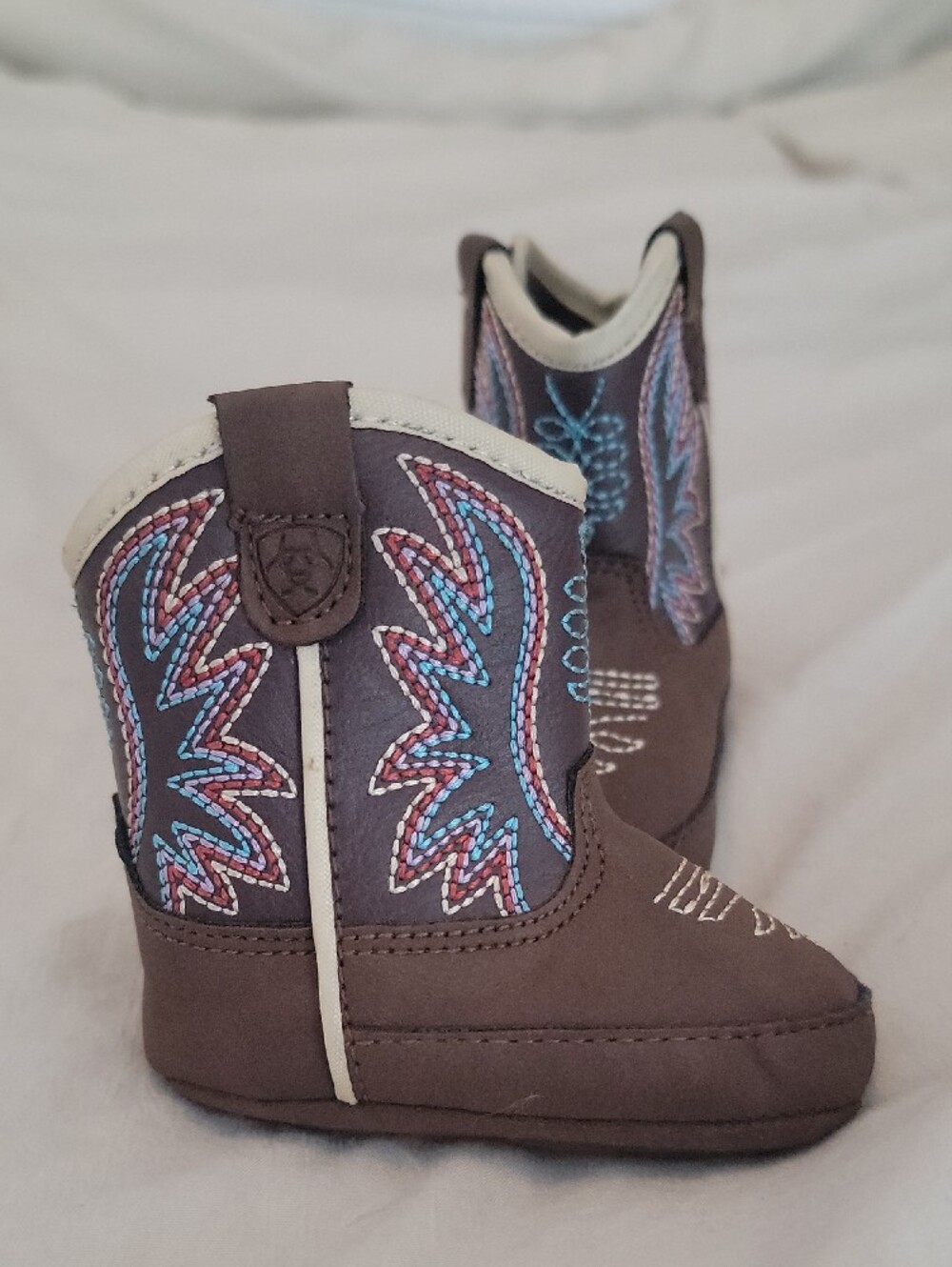Baby Ariat Briar Embroidered Western Cowboy Cowgirl Boots / baby  booties shoes